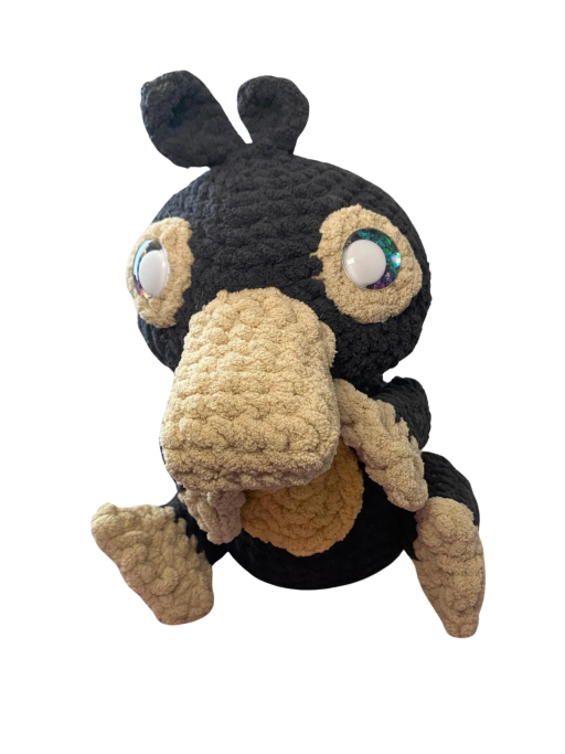Plush Niffler handmade by Monse's Crochet Creations